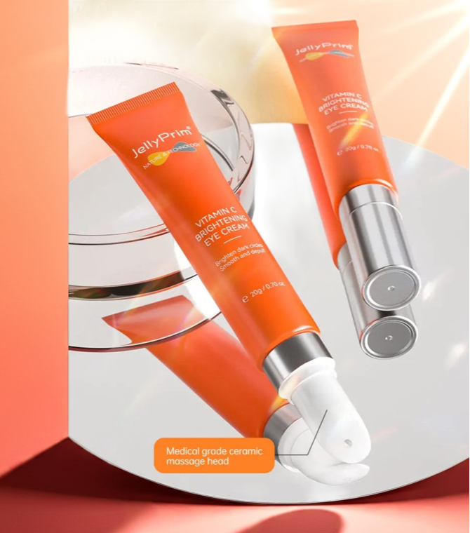 JellyPrim Depuffing Eye Gel for dark circles and under-eye bags – cools and revitalizes tired eyes