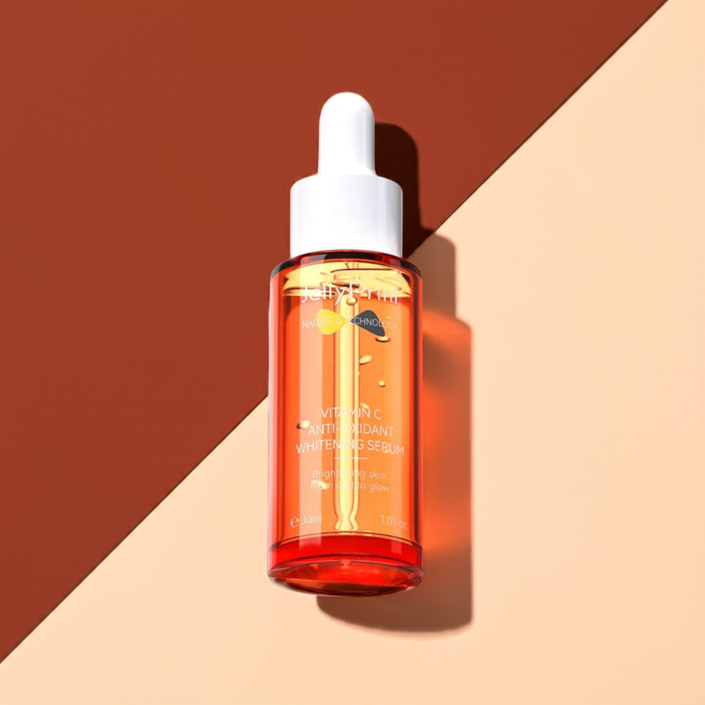 JellyPrim Vitamin C Facial Serum for glowing skin – reduces hyperpigmentation and acne scars with lightweight formula.