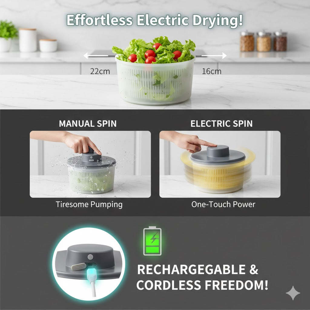 product size and specs of USB Electric Vegetable Dryer