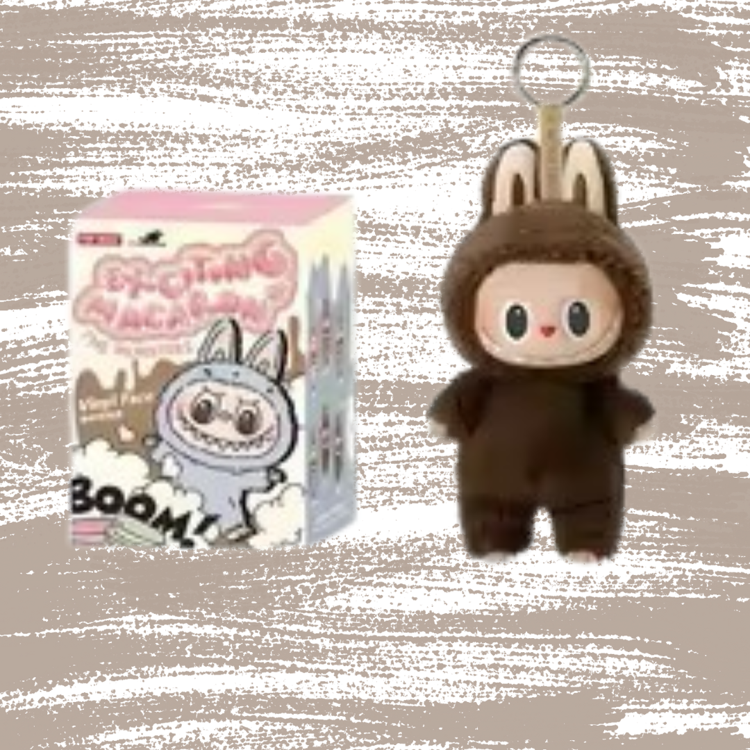 labubu doll secret keychain with box