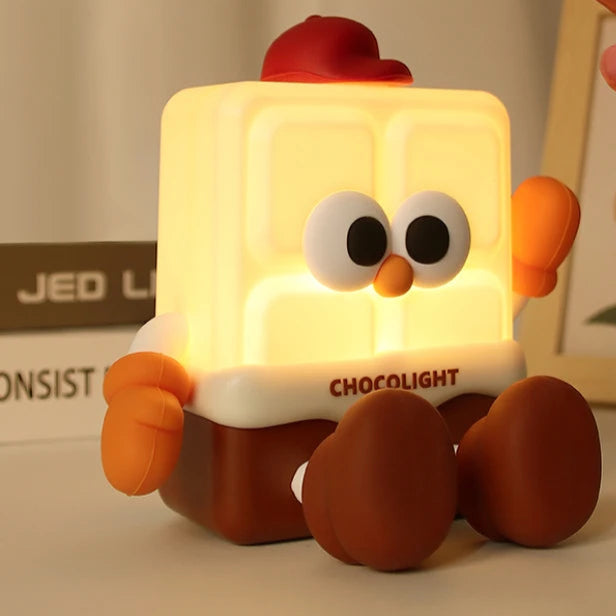 sponge bob shaped night light with a three gear brightness adjustment.