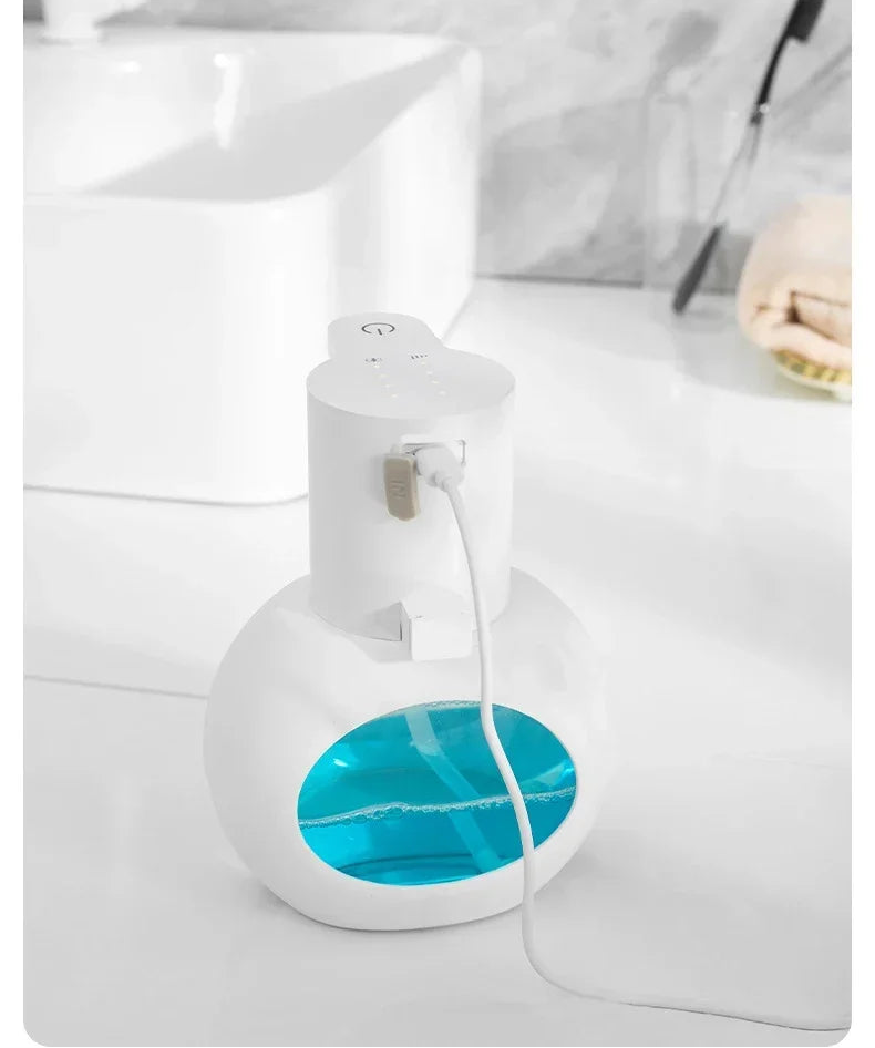 xiaomi-automatic-hand-wash-foam with a large-capacity lithium battery labeled 'Charge Once, 90 Days Battery Life.