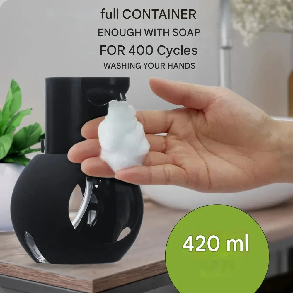 Automatic hand wash foam dispenser Xiaomi P2 in black.