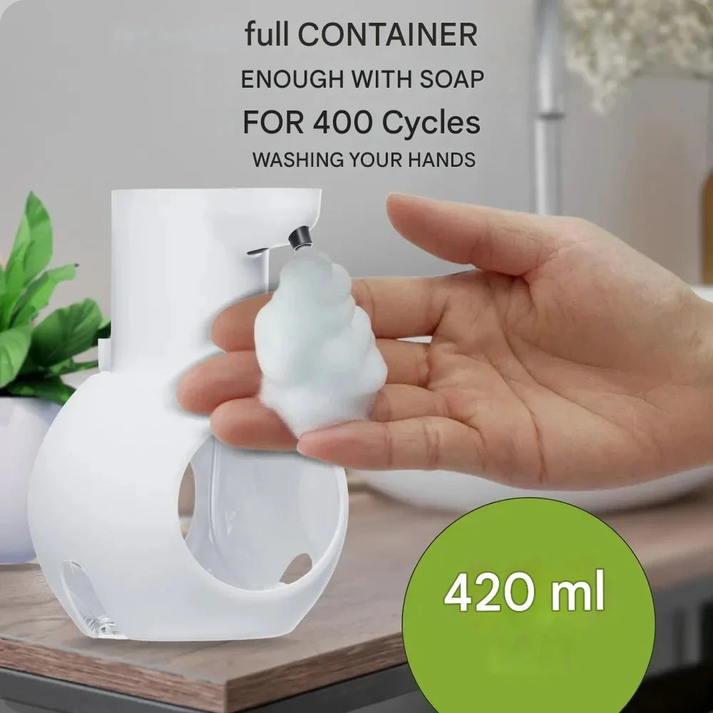 Automatic hand wash foam dispenser Xiaomi P2 in white.