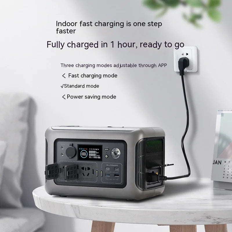 ALLPOWERS R600 Portable Power Station featuring a reliable LiFePO4 battery for long-lasting performance