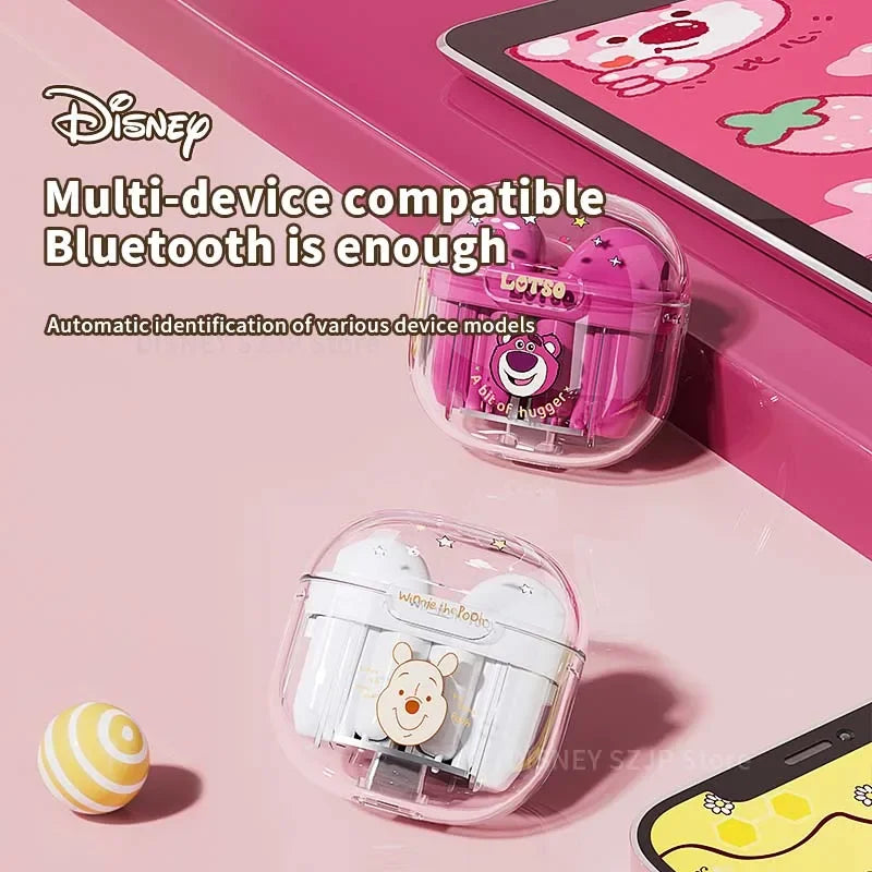 Disney Q73 Wireless Earbuds – Ideal for Sports with Waterproof Design
