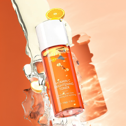 JellyPrim Brightening Toner to cleanse pores and even skin tone – gentle for sensitive skin.