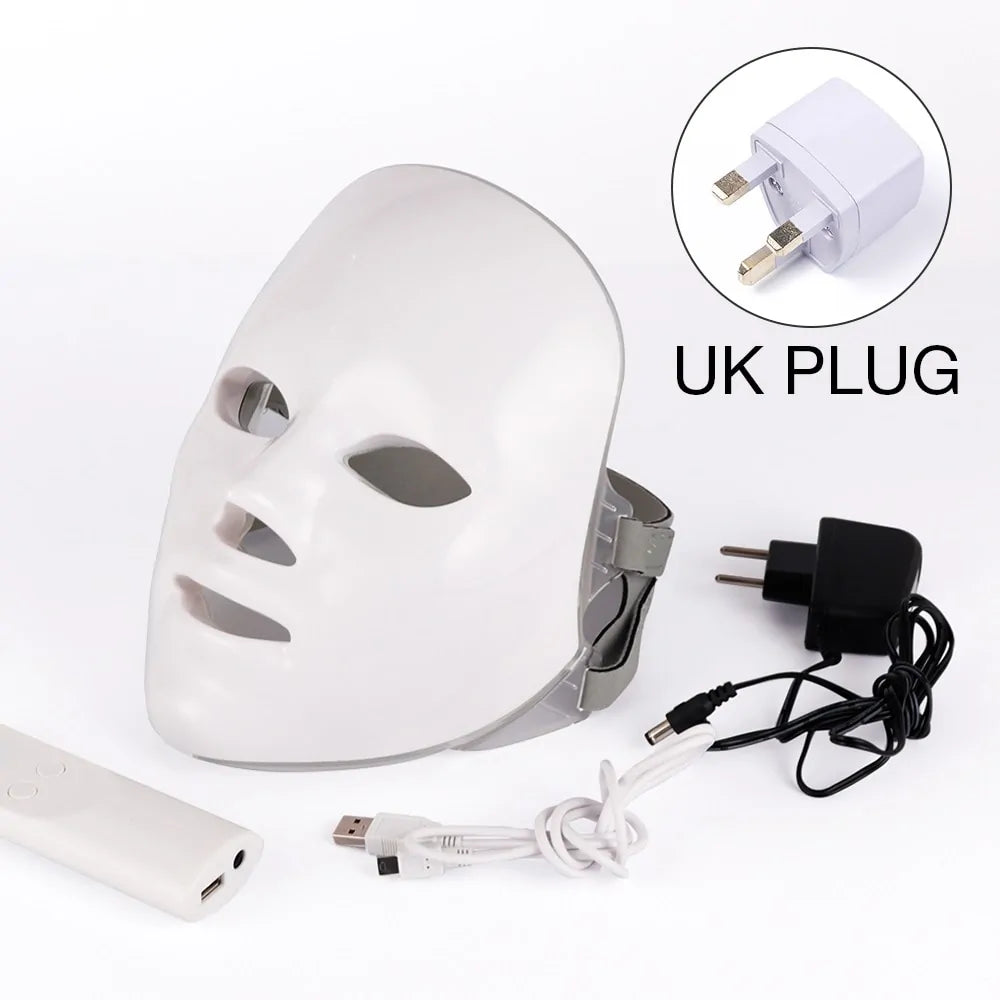 LED Face Mask is Available in US EUR and UK plugs.