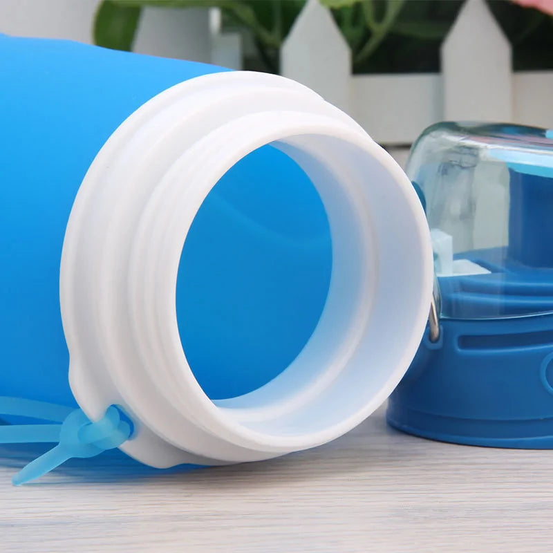 Reusable Silicone Water Bottle – Eco-Friendly, Durable, Portable