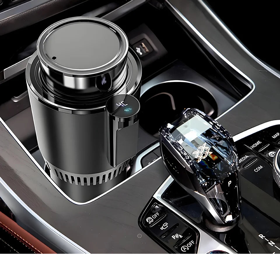 Smart 2-in-1 Car Heating & Cooling Cup with Digital Display

