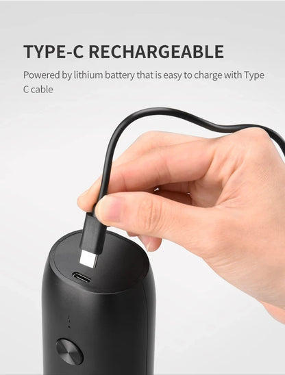 For USB Rechargeable Pepper Grinder , no batteries are needed. Once charged works for three months.