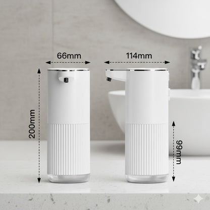 product size and dominions of  rechargeable automatic-soap-dispenser