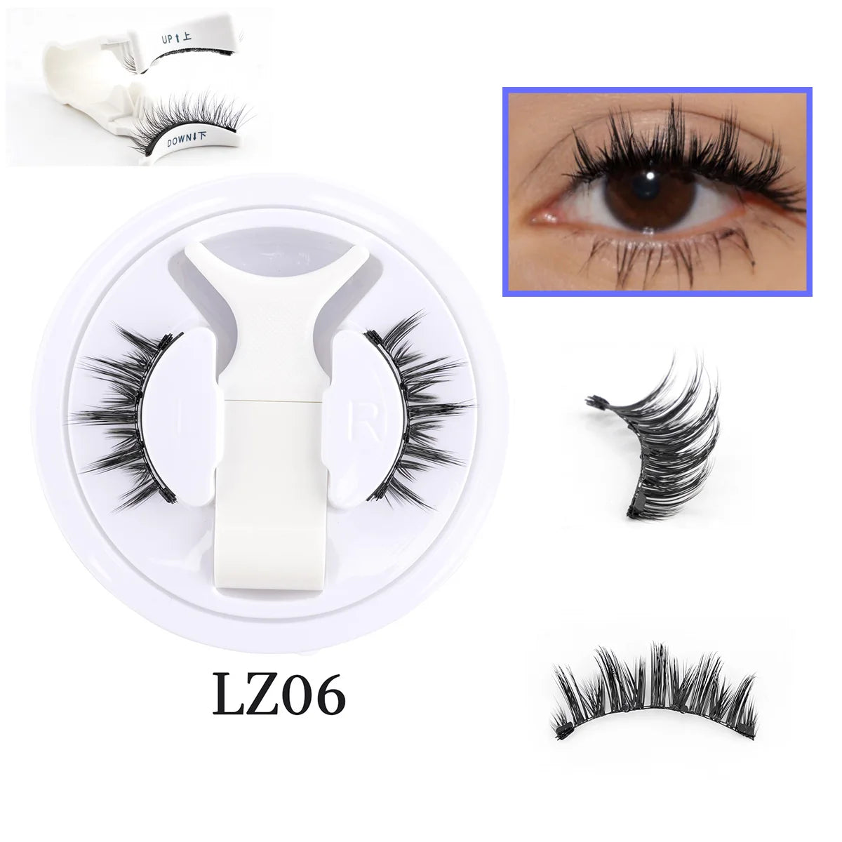 Magnetic Eyelashes in winged and cluster styles – choose your perfect look.