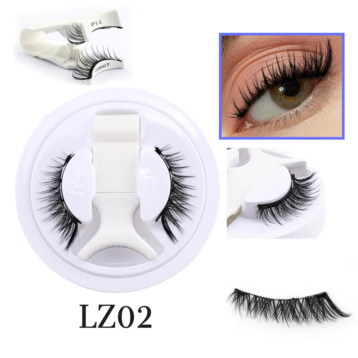 Magnetic Eyelashes in winged and cluster styles – choose your perfect look.