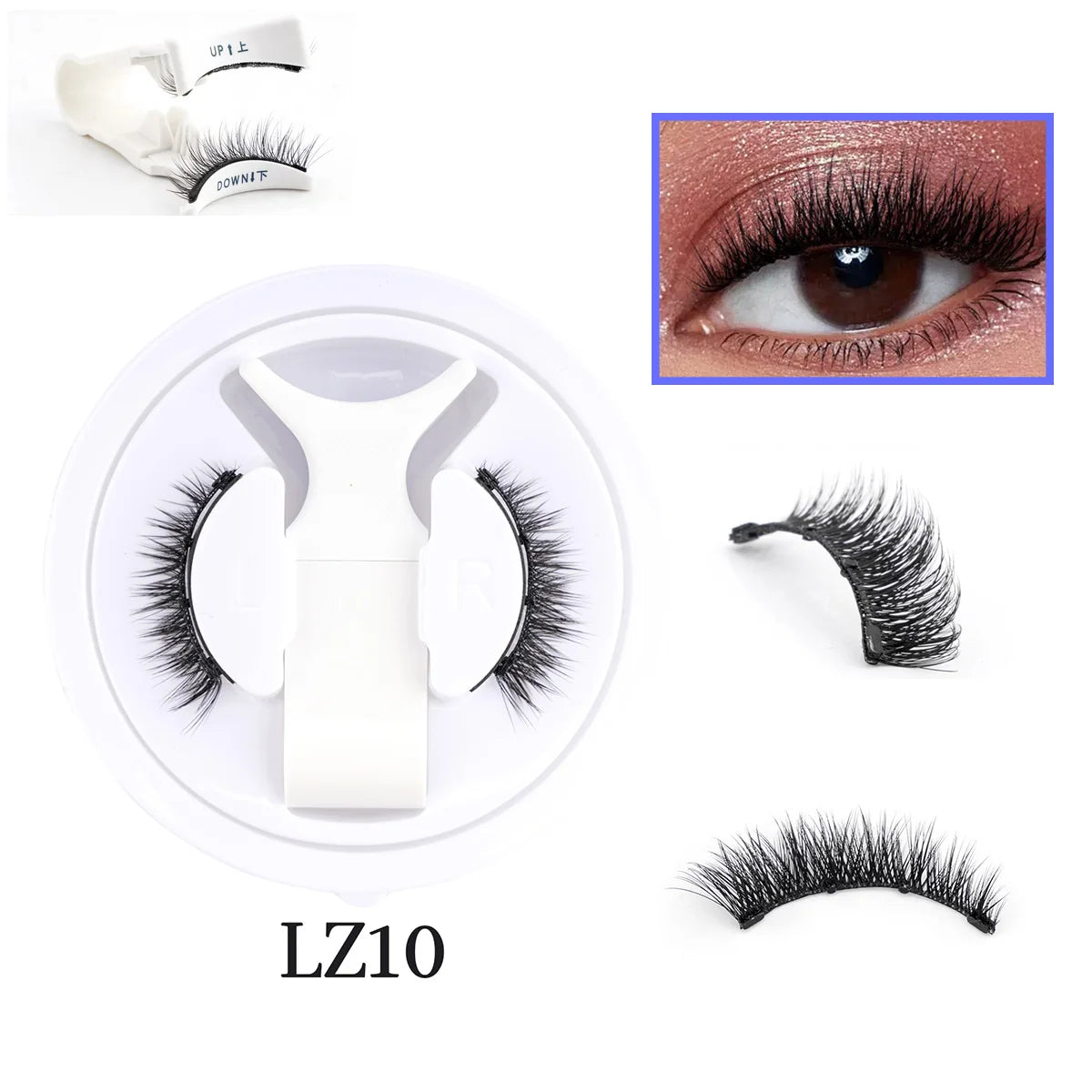 Magnetic Eyelashes in winged and cluster styles – choose your perfect look.