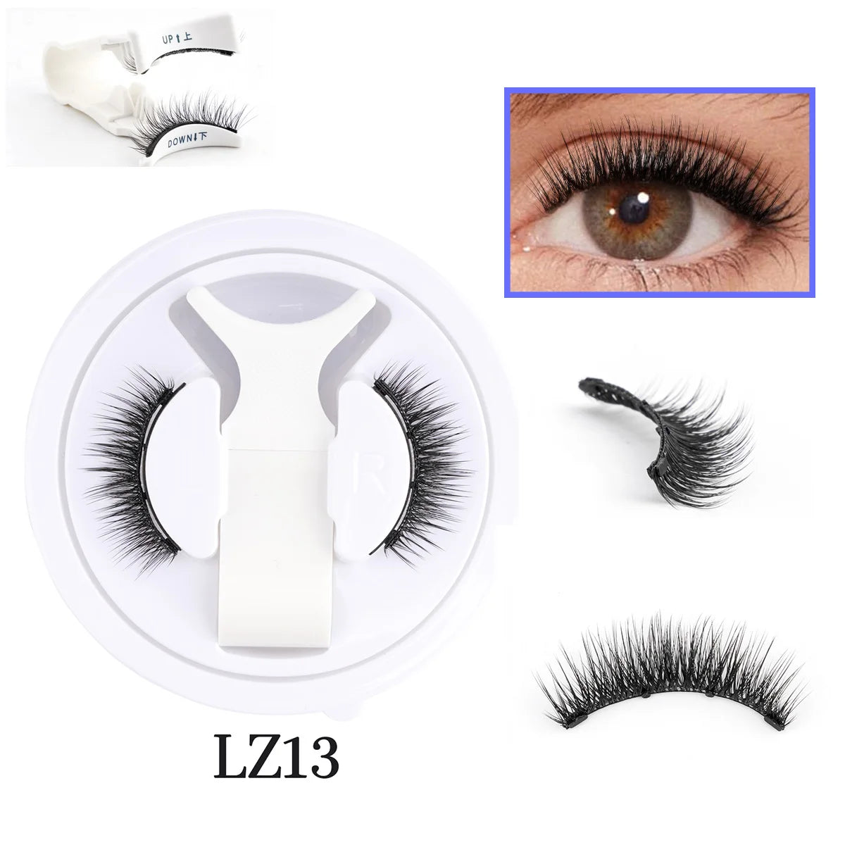 Magnetic Eyelashes in winged and cluster styles – choose your perfect look.