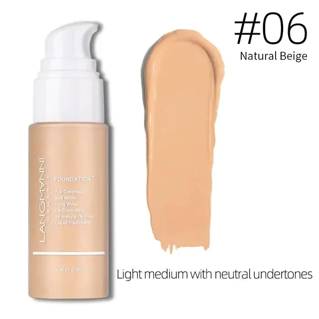 Compact and travel-friendly Makeup Primer Concealer Liquid Foundation bottle, perfect for on-the-go use and easy touch-ups.