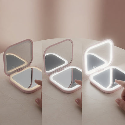 pocket size led mirrors has three levels of brightness