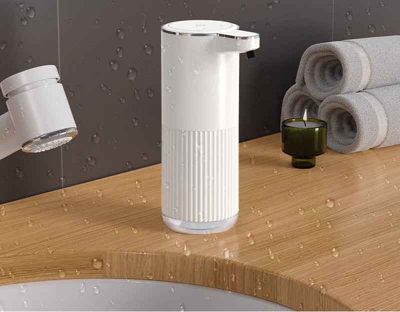 rechargeable automatic-soap-dispenser is waterproof